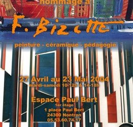 Rétrospective Françoise Bizette 1914-1996, peintures et céramiques
