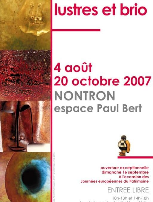 Dinanderie, lustres et brio