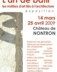 L’Art de Bâtir, les métiers d’art liés à l’architecture – Exposition à Nontron