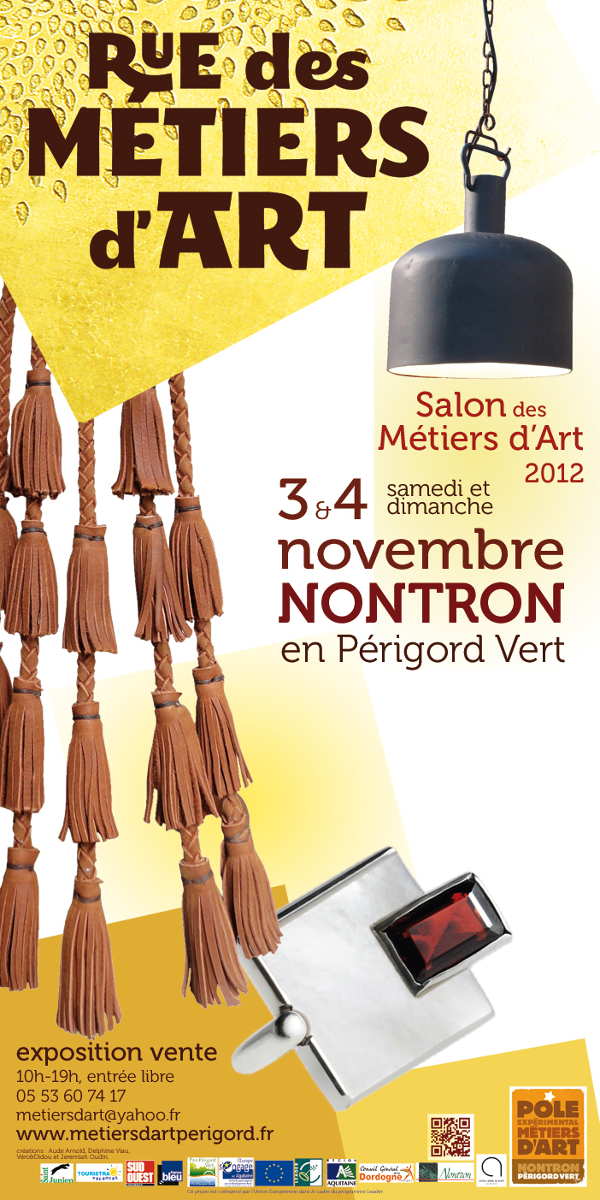 Rue des Métiers d’Art, salon métiers d’art 2012 à Nontron