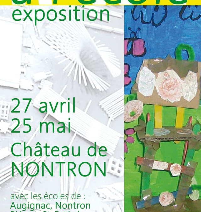 Design à l&rsquo;école – exposition de travaux d&rsquo;élèves, résidence de Samuel Accoceberry