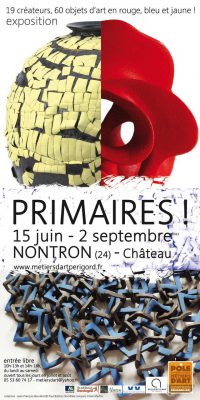 Affiche de Primaires ! exposition des adhérents aux ateliers Art de France