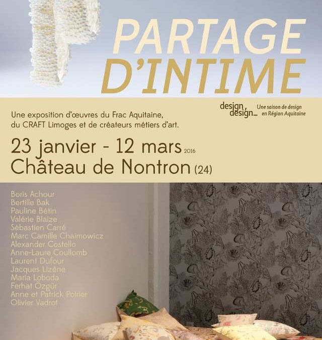 Exposition Partage d&rsquo;Intime – Nontron