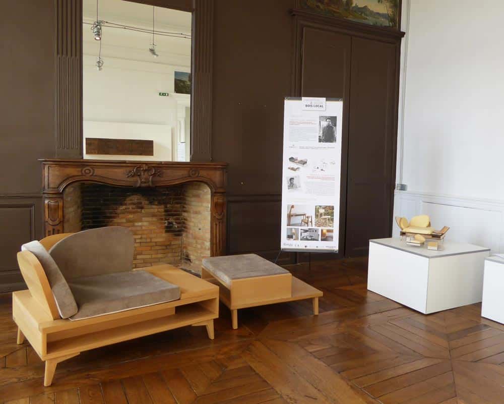 Exposition Création bois, étudiants et entreprises locales en Périgord-Limousin au château de Nontron