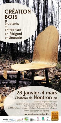 Création bois, étudiants + entreprises en Périgord et Limousin – Exposition à Nontron