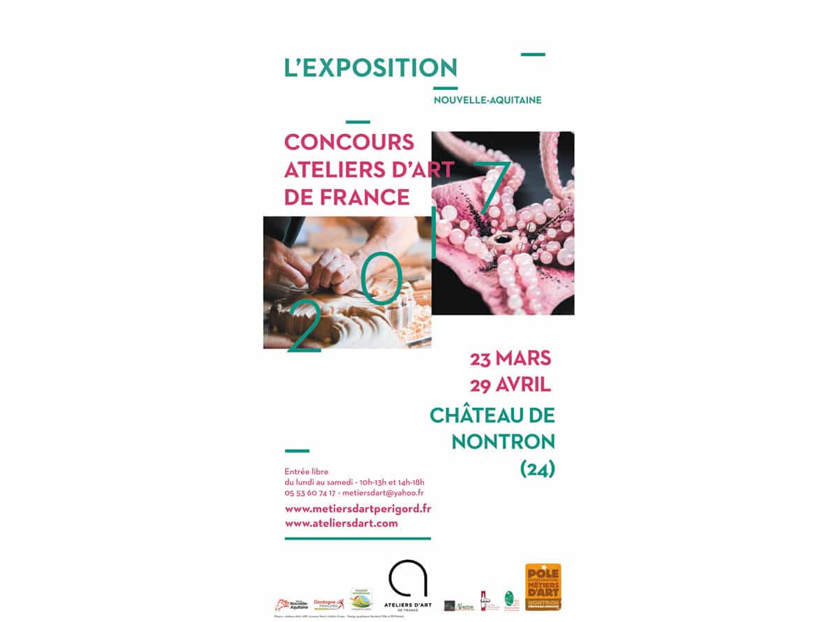 Exposition Concours Ateliers d'Art de France - Nouvelle-Aquitaine au château de Nontron