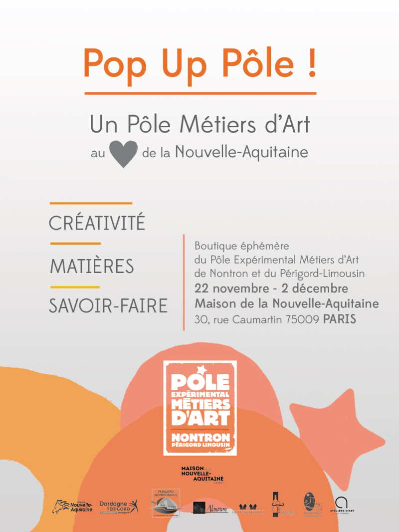 Pop Up Pôle ! Le Pôle à PARIS, Maison de la Nouvelle-Aquitaine.