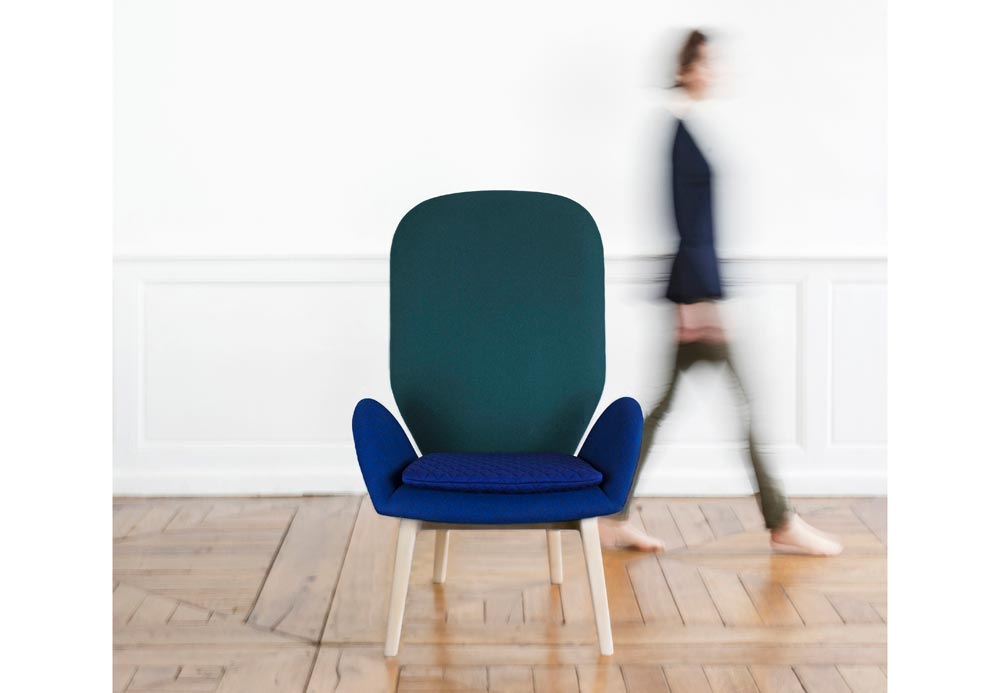 fauteuil réalisé par laurence Girard, design les M Studio