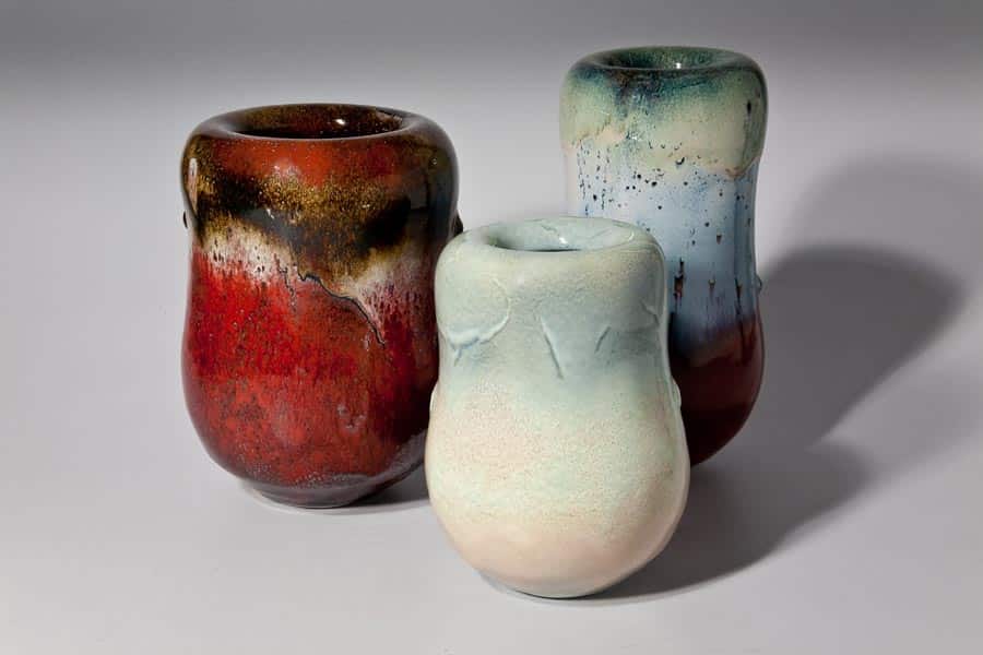 Serge COUSSERAN vase en céramique et émail
