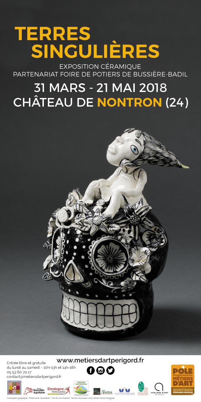 Exposition Terres singulières au Pôle des métiers d’art de Nontron