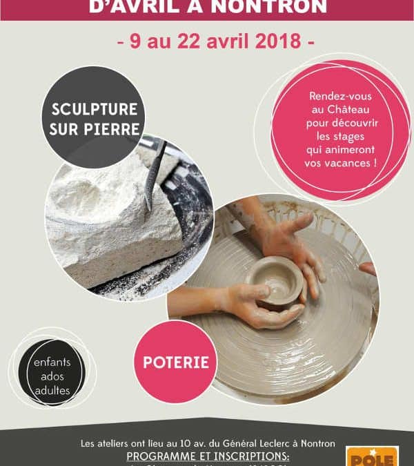 Ateliers métiers d&rsquo;art d&rsquo;avril à Nontron