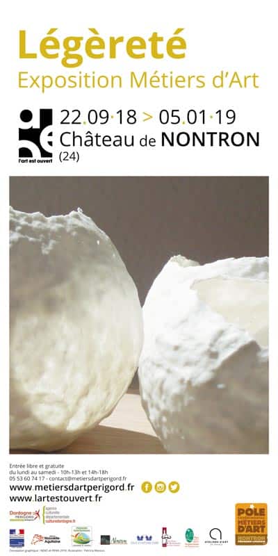 Légèreté – exposition métiers d’art à Nontron