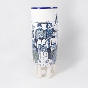 Vase photo de classe - porcelaine - Marlène Requier