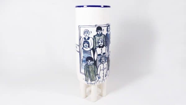Vase photo de classe - porcelaine - Marlène Requier