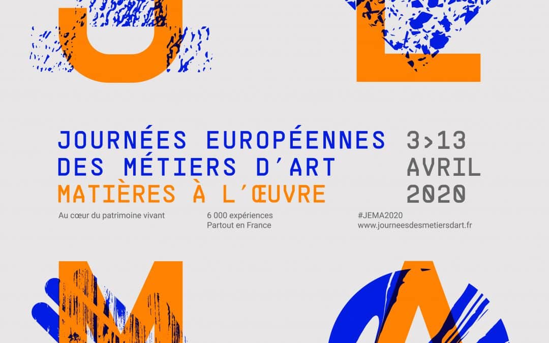 Journées Européennes des Métiers d&rsquo;Art 2020 – Matière à l&rsquo;oeuvre
