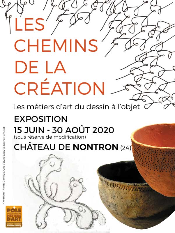 Les Chemins de la Création – exposition métiers d’art à Nontron