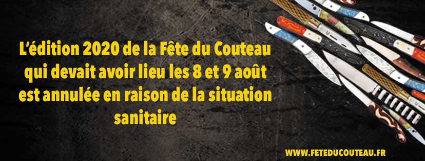 Fête du couteau 2020 – Annulation