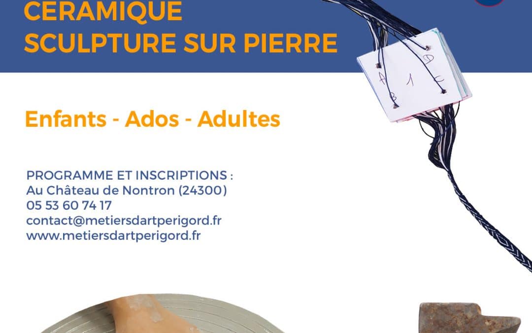 Ateliers métiers d&rsquo;art été 2020