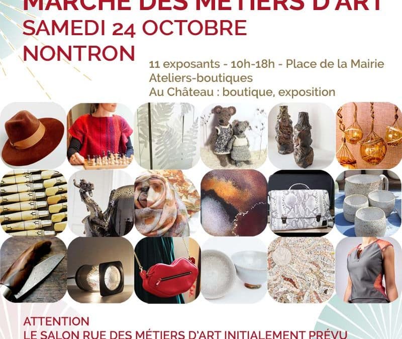 Marché des métiers d&rsquo;art à Nontron