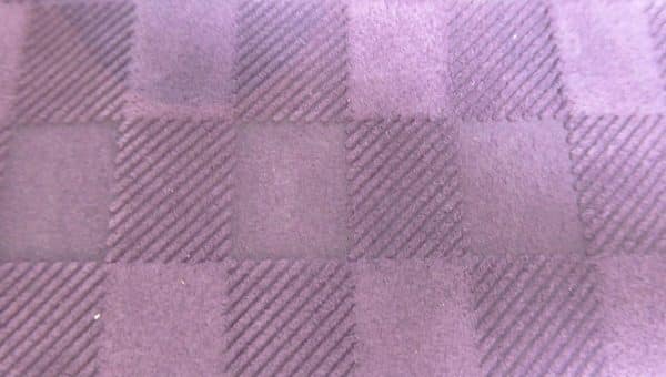 Porte-cartes et chéquier violet - cuir - Anne Rambaud