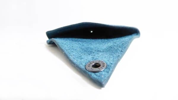 Triangolo bleu - cuir - Anne Rambaud