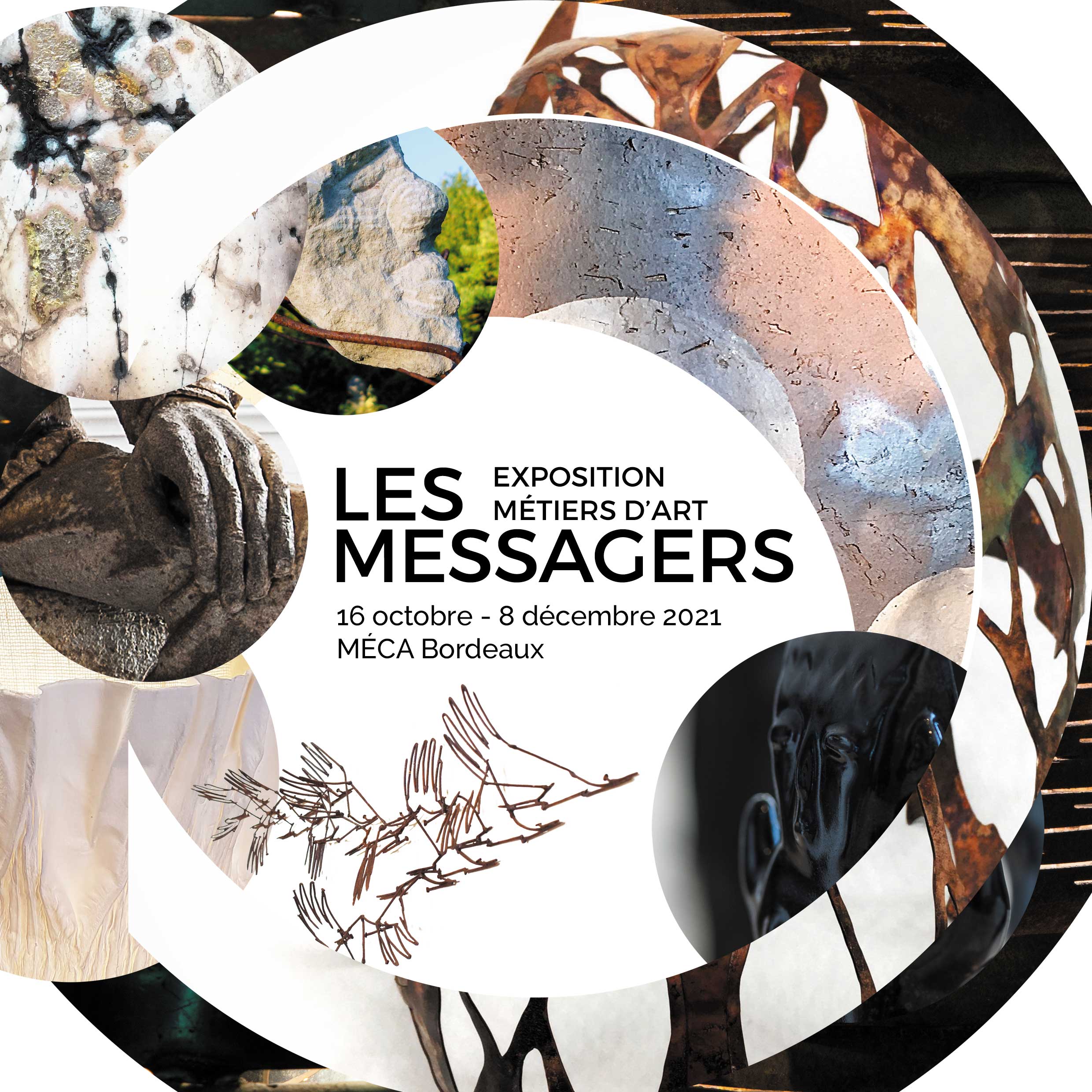 Les Messagers – Exposition Métiers d’Art à la MÉCA à Bordeaux