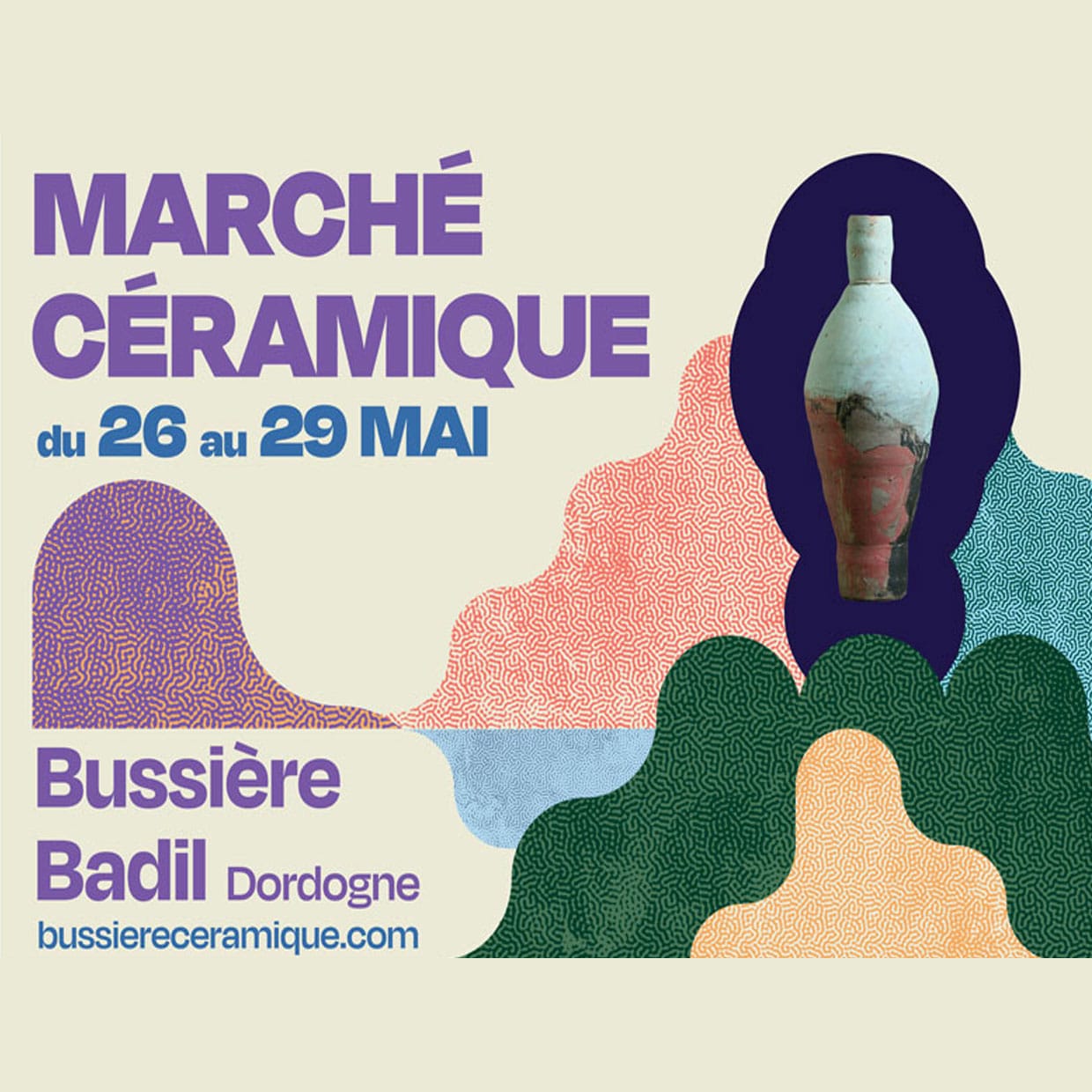 45th ceramic market of Bussière-Badil