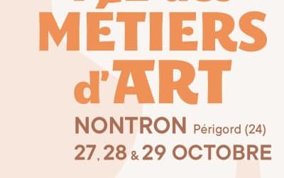 Appel à candidatures – Salon Rue des Métiers d’Art à Nontron 2023