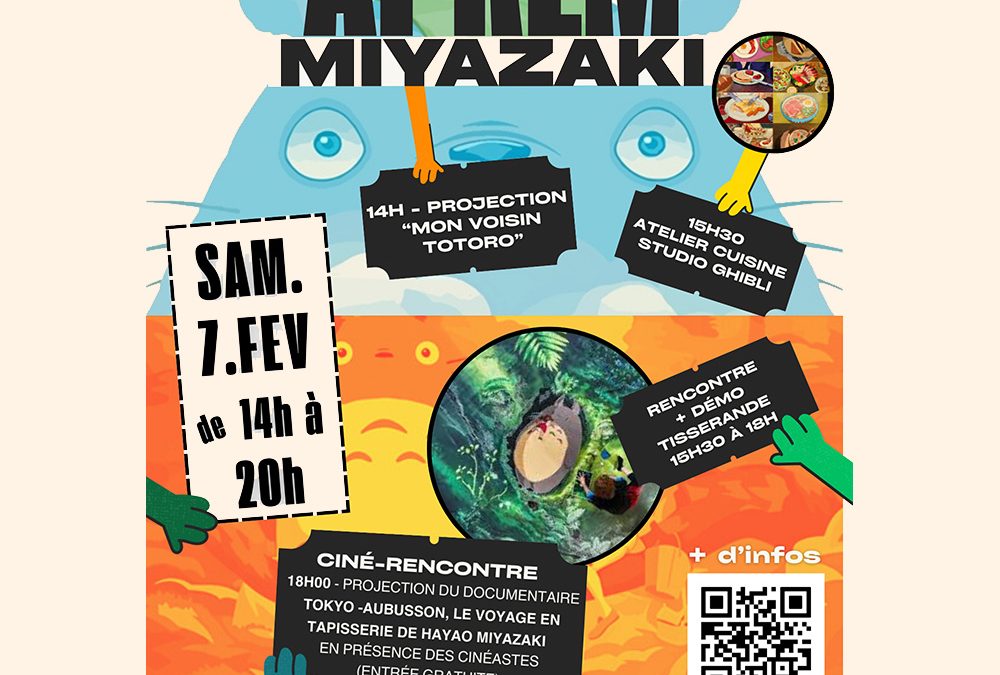 Un après-midi autour de « TOKYO-AUBUSSON, Le voyage en tapisserie de Hayao Miyazaki »