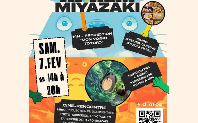 Un après-midi autour de « TOKYO-AUBUSSON, Le voyage en tapisserie de Hayao Miyazaki »