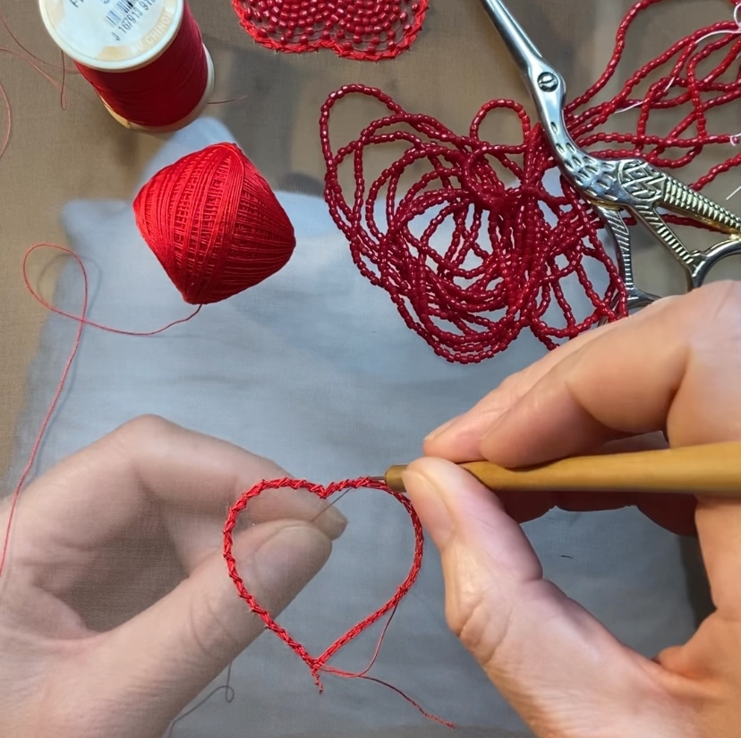 stage broderie au crochet de Lunéville